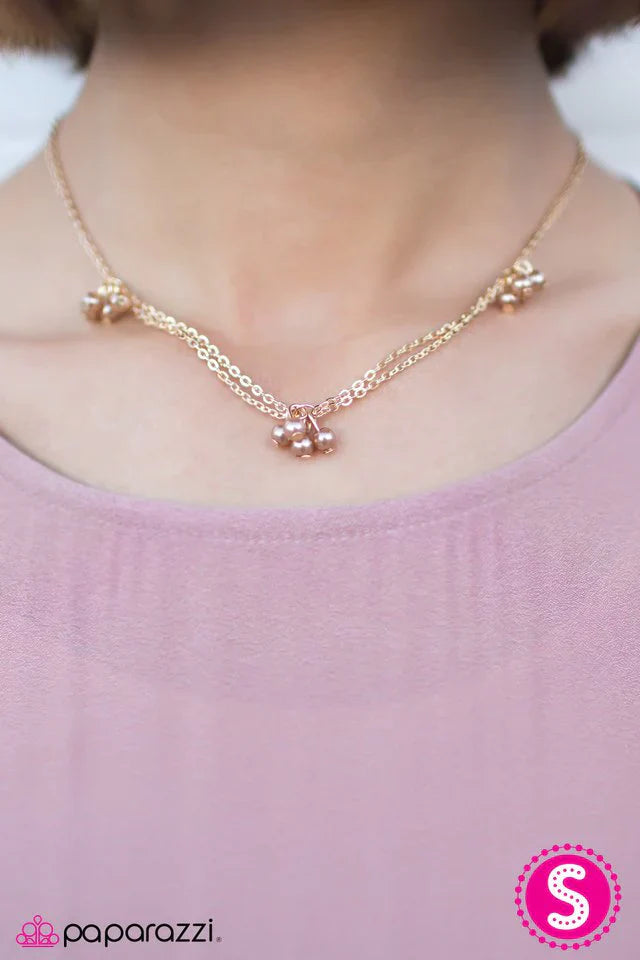 Paparazzi Necklace ~ Modest Intentions - Gold