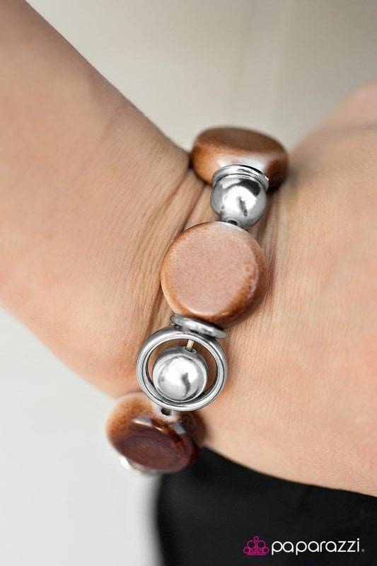 Paparazzi Bracelet ~ Totally Toasted - Brown