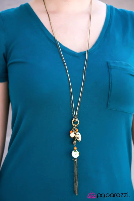 Paparazzi Necklace ~ Inherently Intricate - Yellow