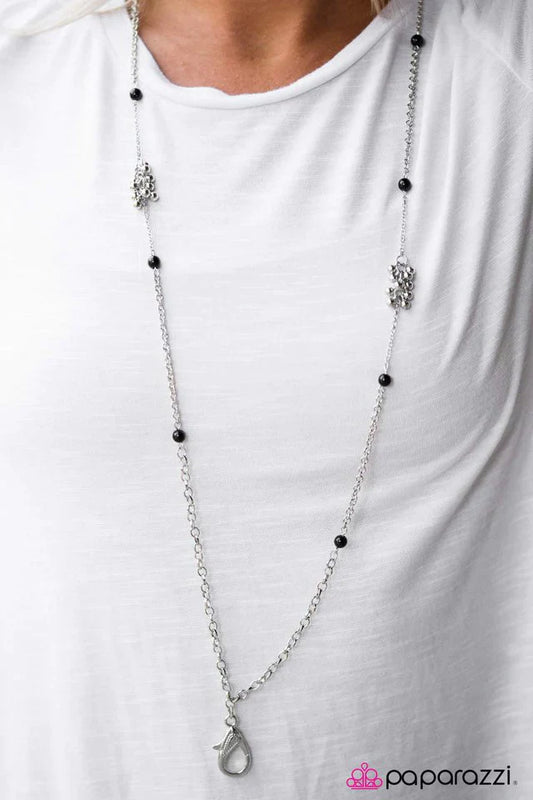 Paparazzi Necklace ~ Now Watch Me WORK - Black