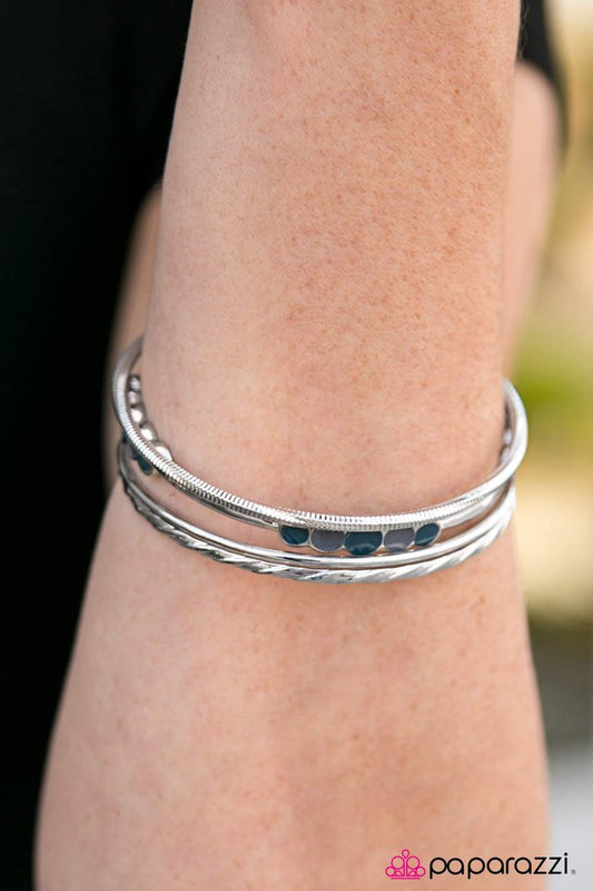 Paparazzi Bracelet ~ Going Gypsy - Blue