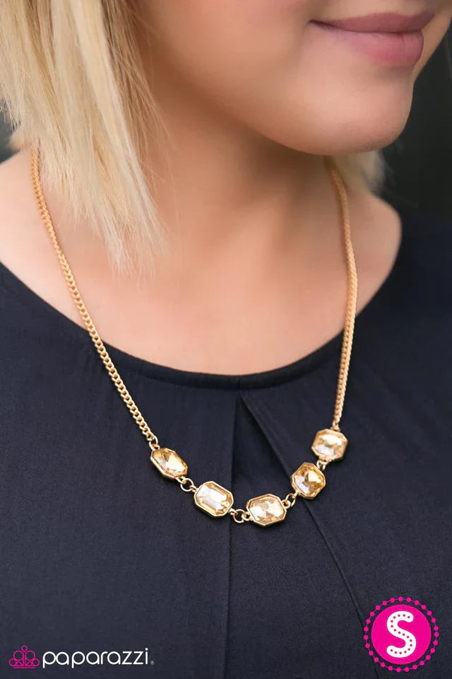 Paparazzi Necklace ~ Till The Money Runs Out - Gold