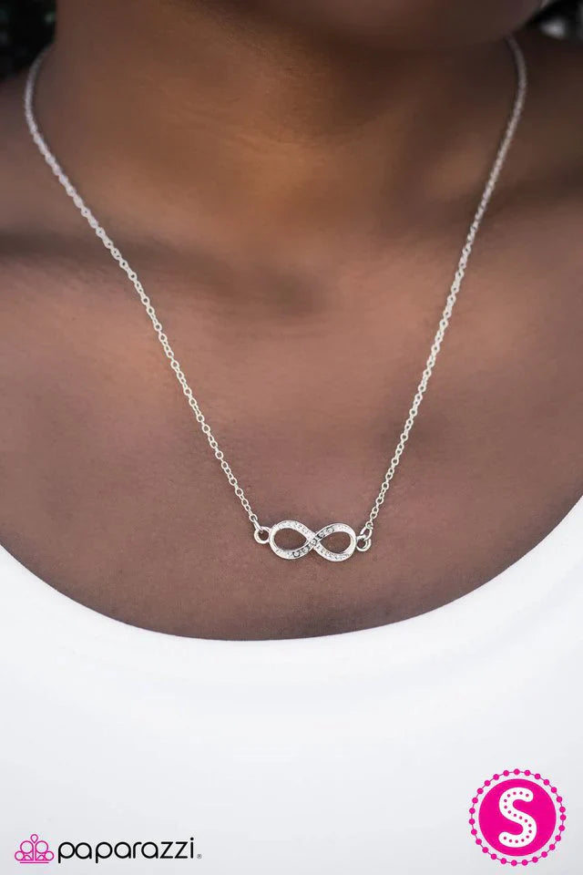 Paparazzi Necklace ~ Perfect Timing - Silver