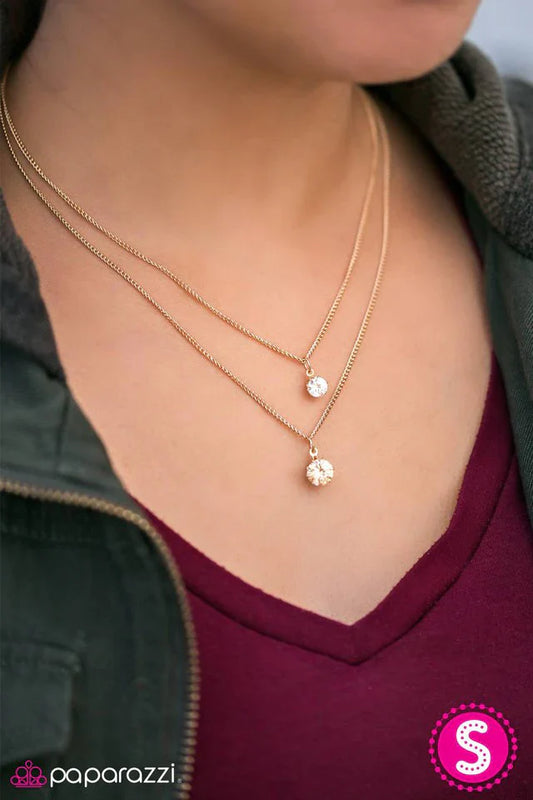 Paparazzi Necklace ~ Shining Star - Gold