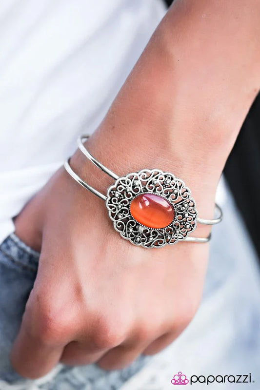 Paparazzi Bracelet ~ FRILL Seeker - Orange