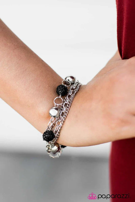 Paparazzi Bracelet ~ Step Aside! - Black