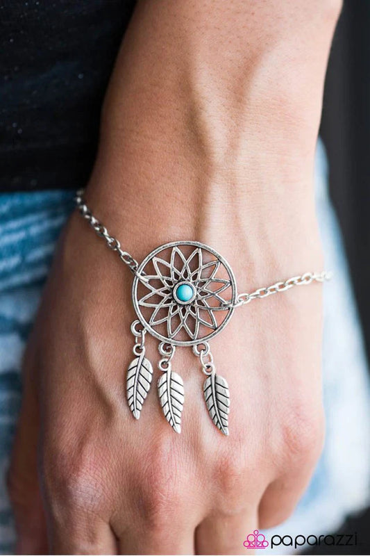 Paparazzi Bracelet ~ Tuscan Dreams - Blue