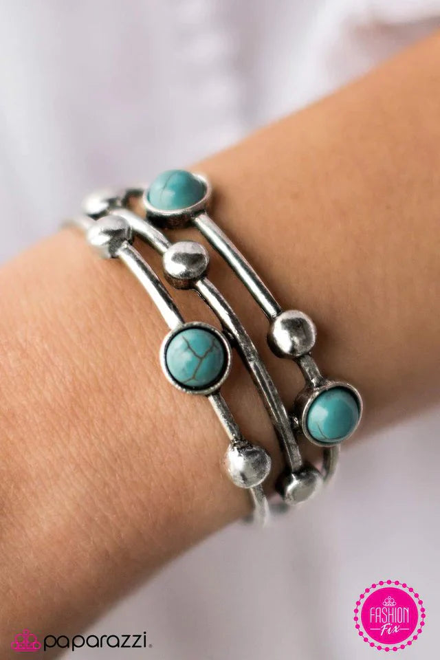 Paparazzi Bracelet ~ Spirit Quest - Blue