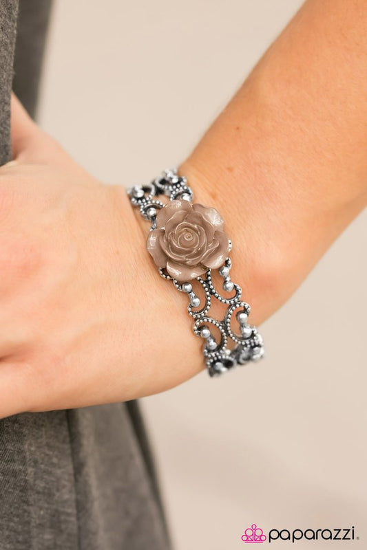 Paparazzi Bracelet ~ Botanical Bliss - Brown