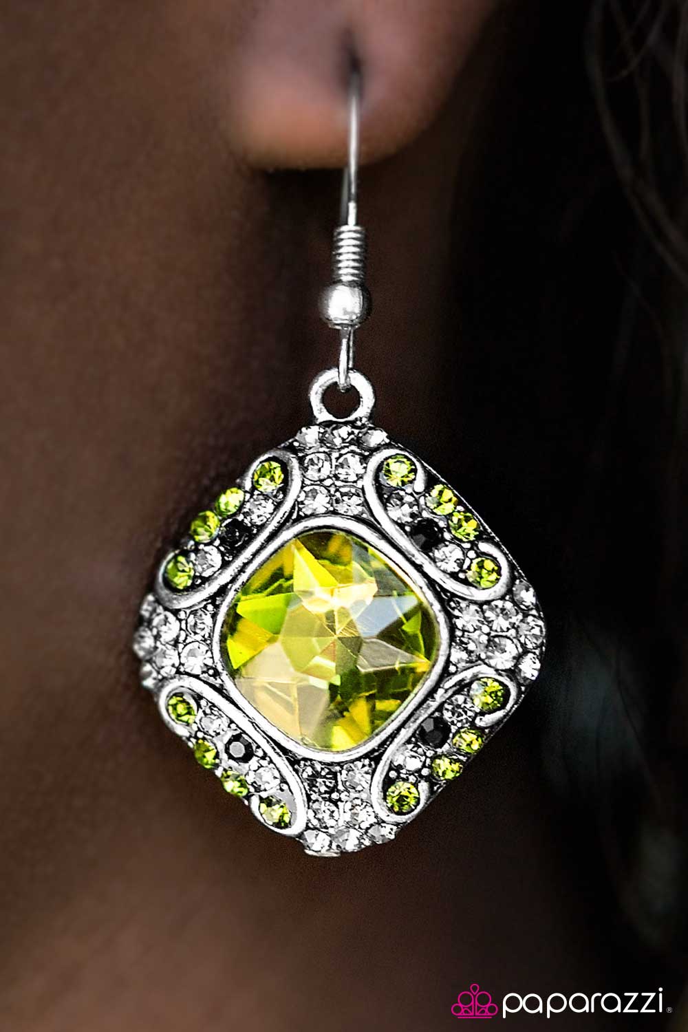 Paparazzi Earring ~ Romance In The Park  - Green