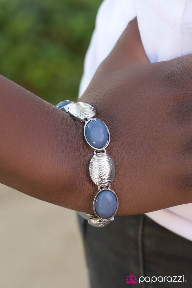 Paparazzi Bracelet ~ Plain Sailing - Blue
