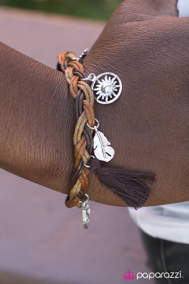 Paparazzi Bracelet ~ Outdoor Enthusiast - Brown