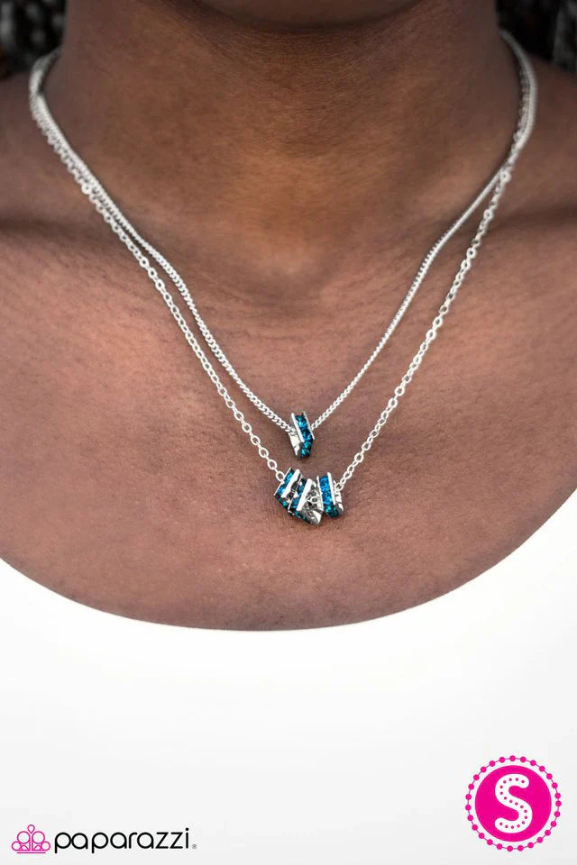 Paparazzi Necklace ~ The Main Attraction - Blue