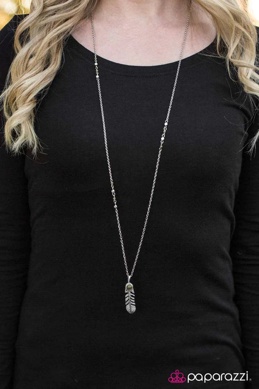 Paparazzi Necklace ~ Songs Of The Phoenix - Green