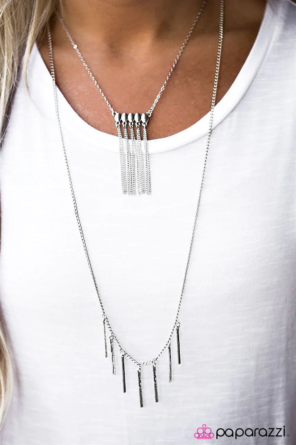 Paparazzi Necklace ~ Jungle Allure  - Silver