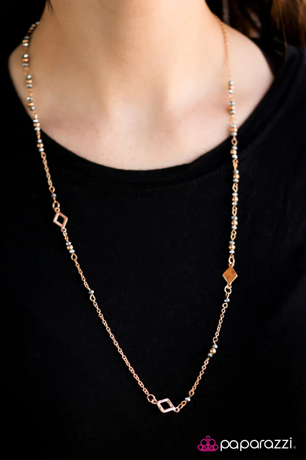 Paparazzi Necklace ~ Fire Season  - Gold
