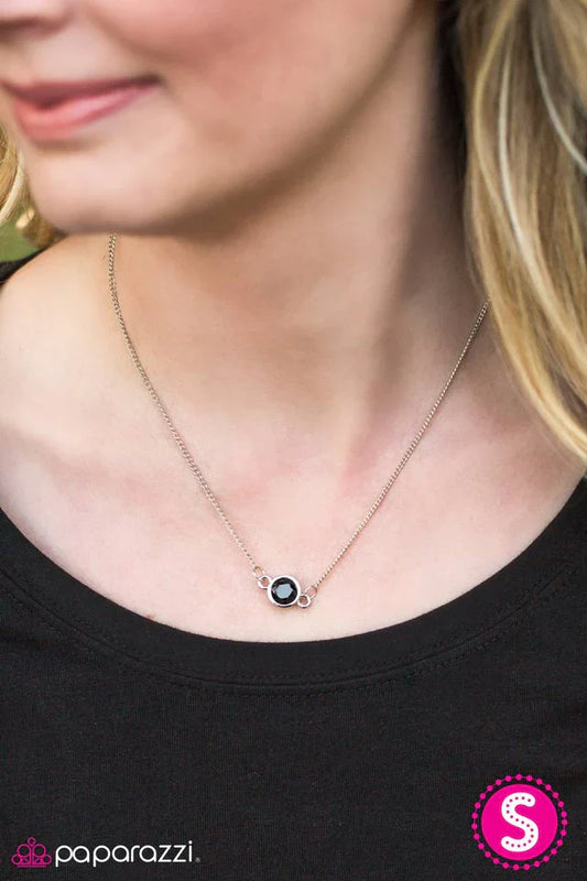 Paparazzi Necklace ~ Diamonds Speak Louder Than Words - Black
