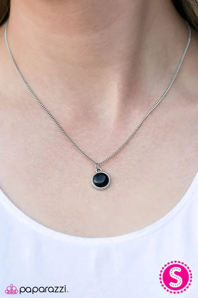 Paparazzi Necklace ~ Galaxy Gazing - Blue