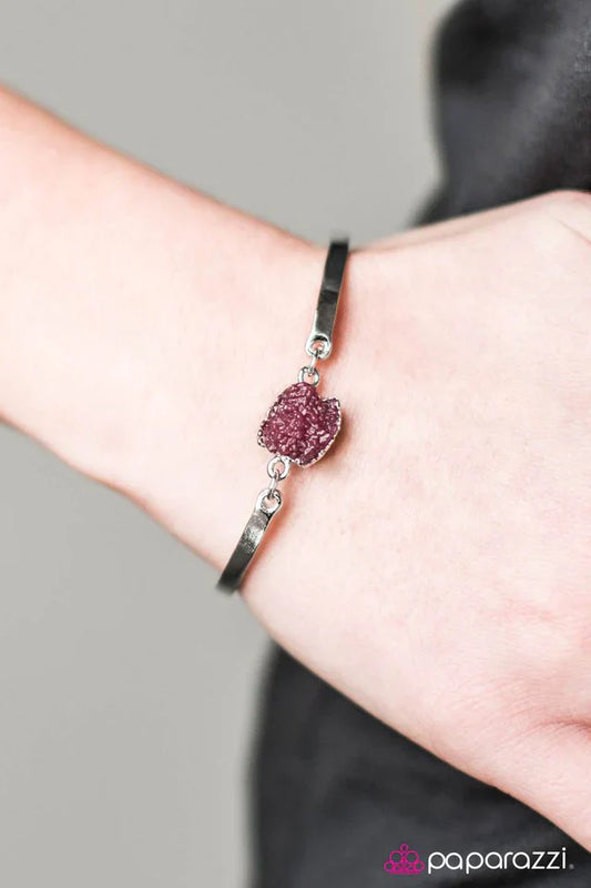 Paparazzi Bracelet ~ What A Druzy! - Pink