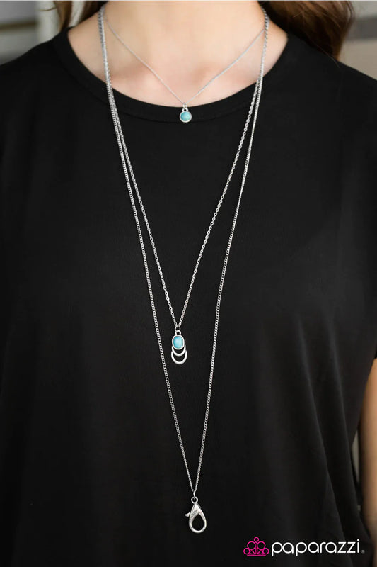 Paparazzi Necklace ~ Meadow Beauty  - Blue