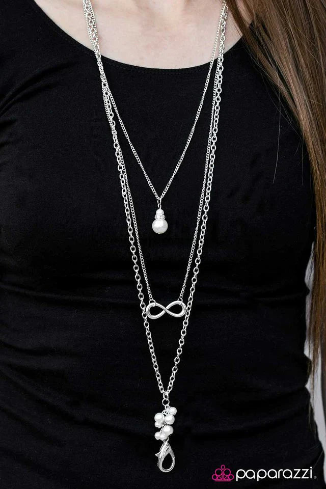 Paparazzi Necklace ~ Sweet Harmony - White