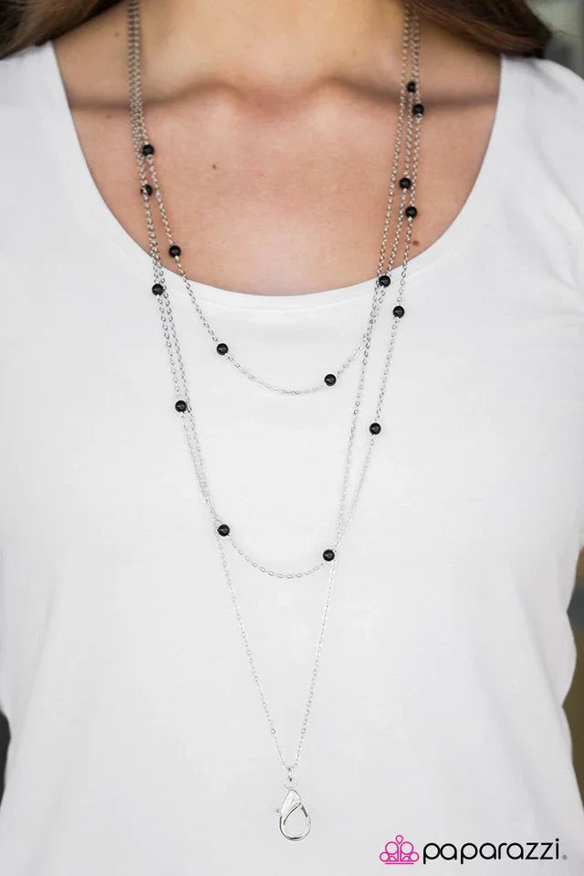 Paparazzi Necklace ~ Calm and Casual - Black