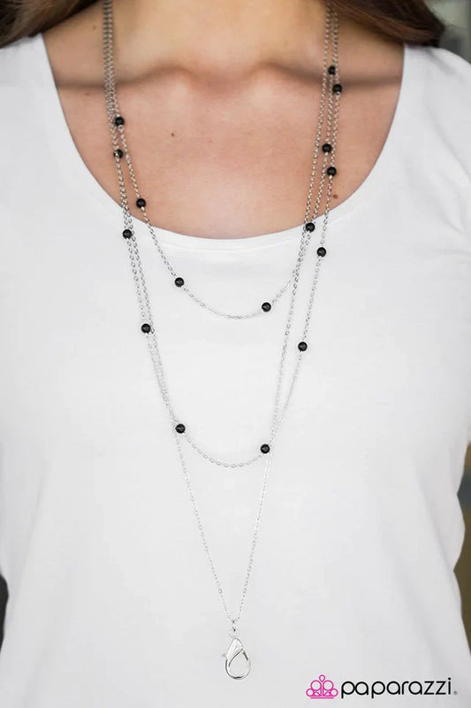 Paparazzi Necklace ~ Calm and Casual - Black