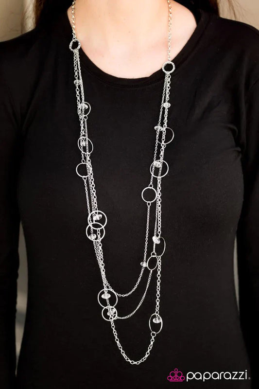 Paparazzi Necklace ~ Footloose and Fancy Free - White