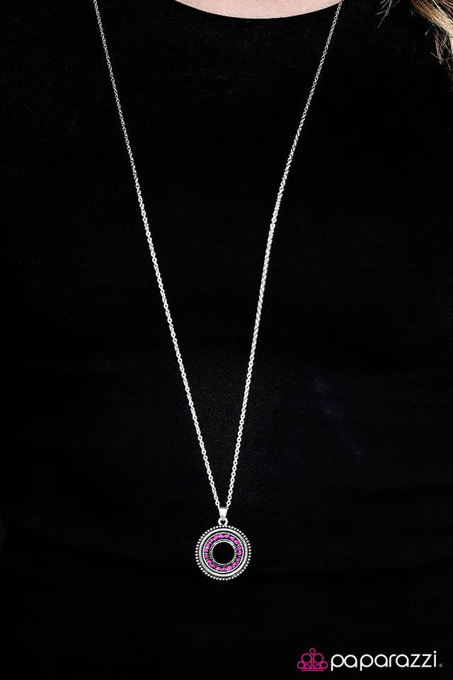 Paparazzi Necklace ~ BLING The Noise - Pink
