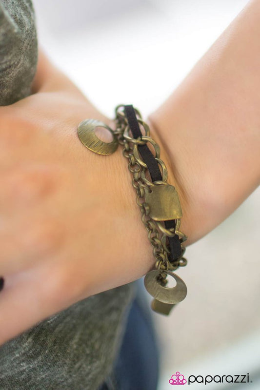 Paparazzi Bracelet ~ Fashion Fusion - Brass