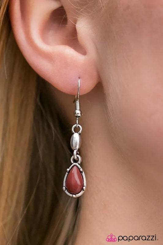 Paparazzi Earring ~ Gypsy Jive - Brown
