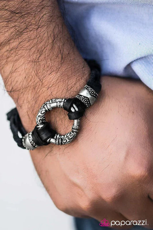 Paparazzi Bracelet ~ The Navigator - Black