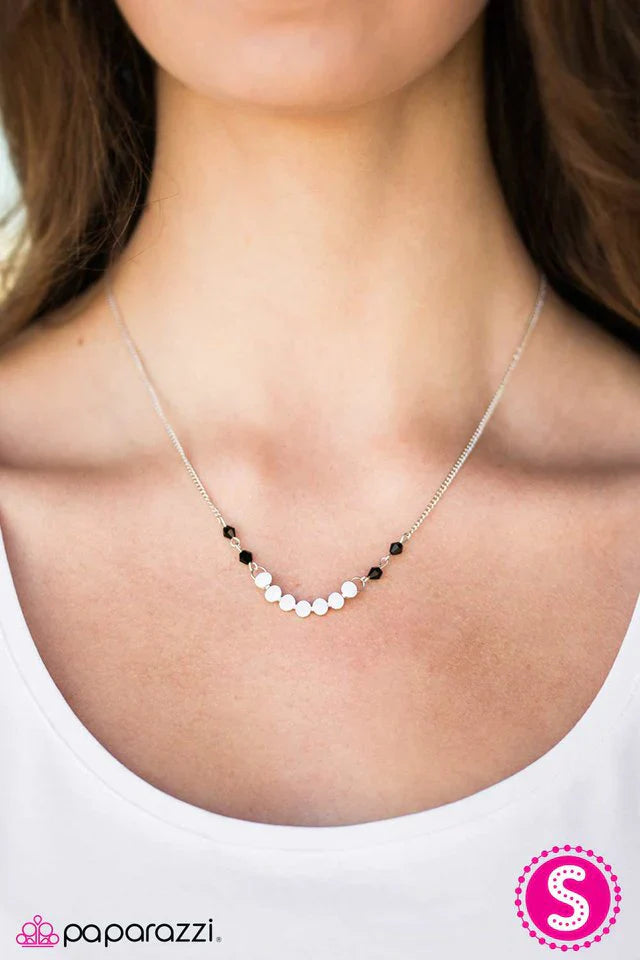 Paparazzi Necklace ~ Up Your Glow - Black