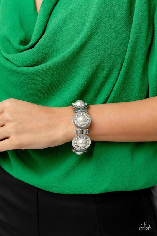 Paparazzi Bracelet ~ Summer Serenade - White