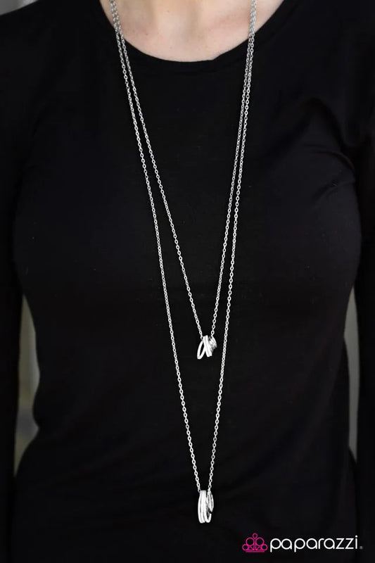 Paparazzi Necklace ~ Be Fab-YOU-lous! - White