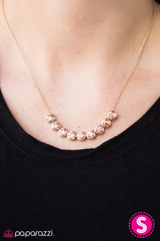 Paparazzi Necklace ~ City Skyline - Gold