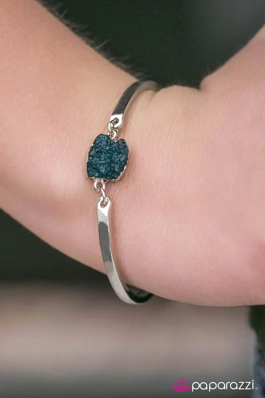 Paparazzi Bracelet ~ What A Druzy! - Blue