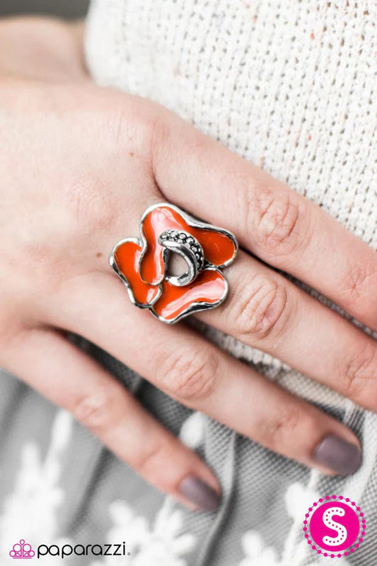 Paparazzi Ring ~ Garden Glow - Orange