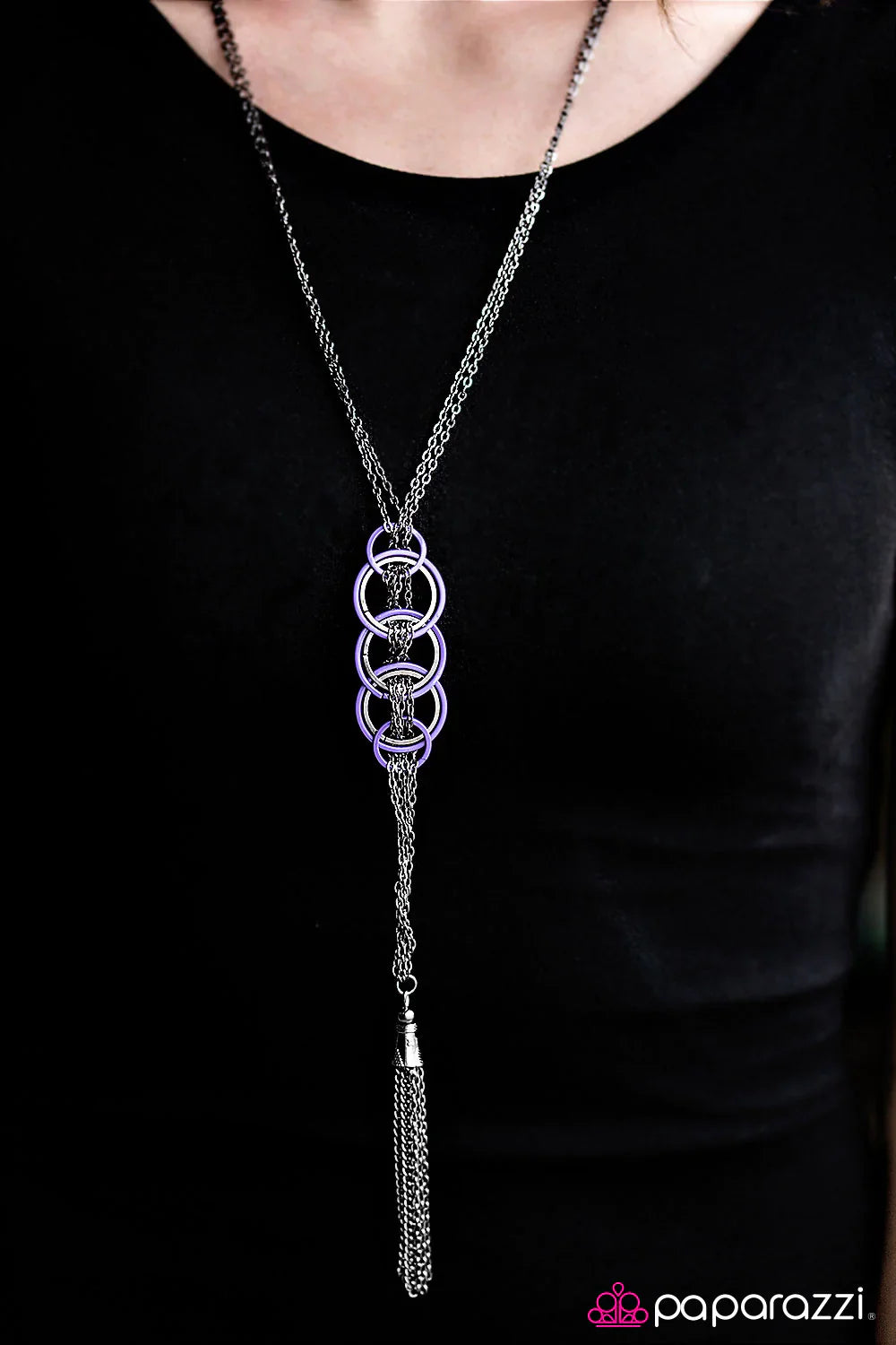 Paparazzi Necklace ~ Start Your Engines! - Purple