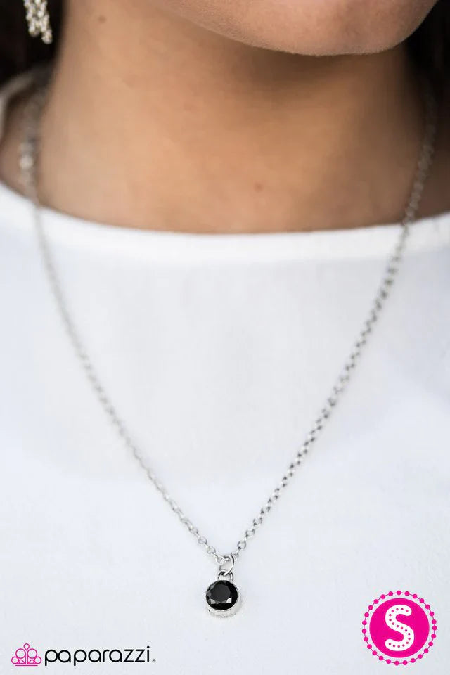 Paparazzi Necklace ~ Just A Spark - Black