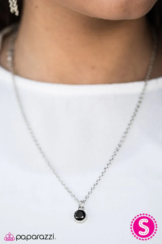 Paparazzi Necklace ~ Just A Spark - Black