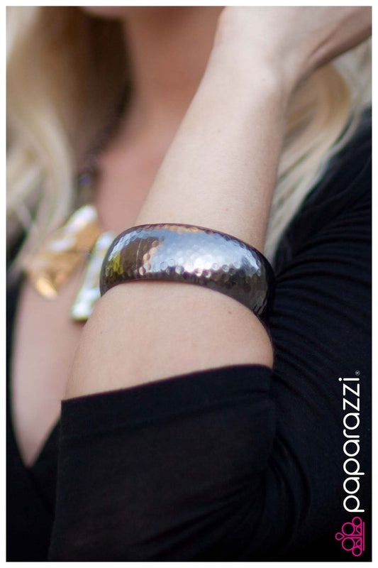 Paparazzi Bracelet ~ Under The Gun - Black