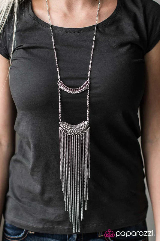 Paparazzi Necklace ~ World Class Wonder - Purple