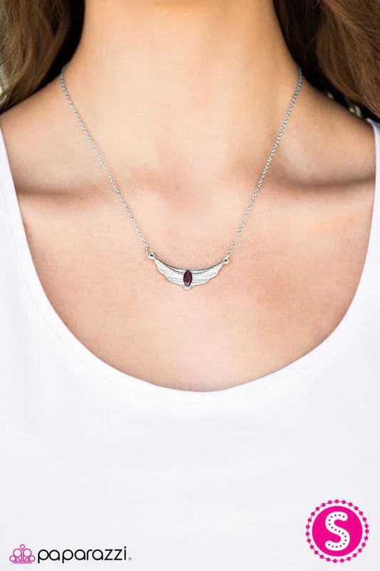 Paparazzi Necklace ~ A NILE Away - Purple