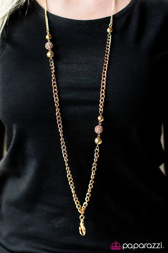 Paparazzi Necklace ~ Fierce and Fabulous - Gold