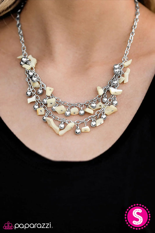 Paparazzi Necklace ~ Coastal Living - Yellow