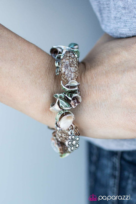 Paparazzi Bracelet ~ As Far As The Eye Can SEA - Brown