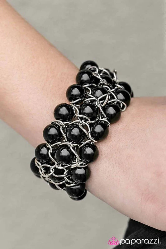 Paparazzi Bracelet ~ Cadillac Lane - Black