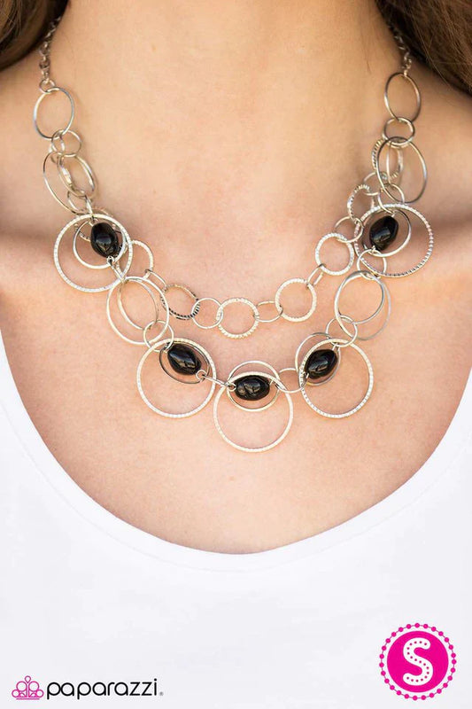 Paparazzi Necklace ~ Rock Around the Clock - Black