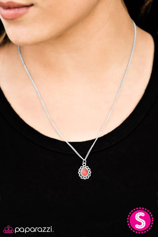 Paparazzi Necklace ~ Modest Of Them All - Orange